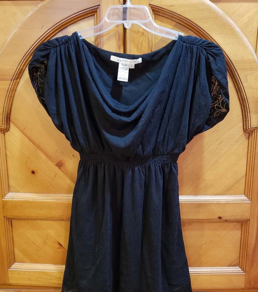 Max Studio black shirt